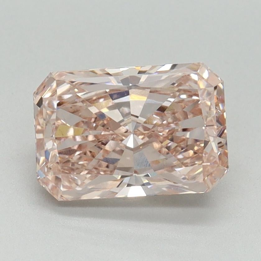 1.66 Ct. Fancy Intense Pink Radiant Lab Grown Diamond