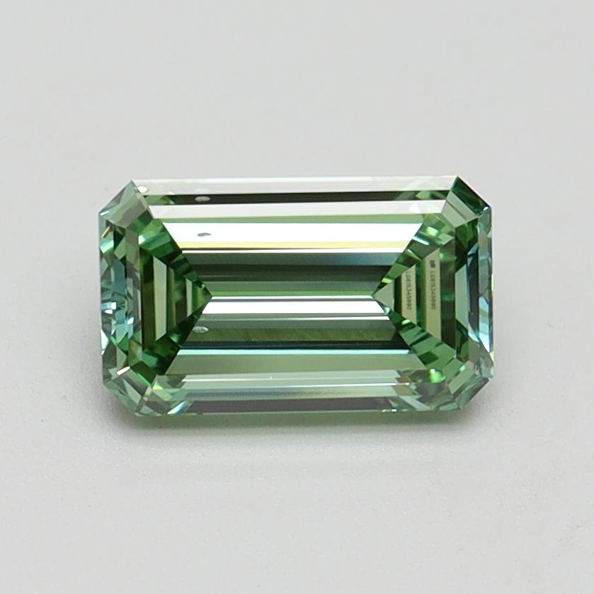 1.00 Ct. Fancy Vivid Green Emerald Lab Grown Diamond