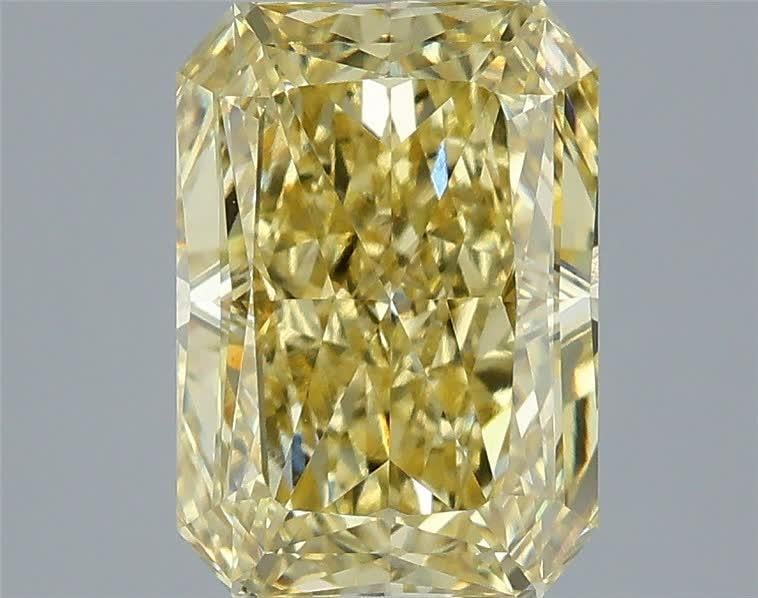 2.55 Ct. Fancy Intense Yellow Radiant Lab Grown Diamond