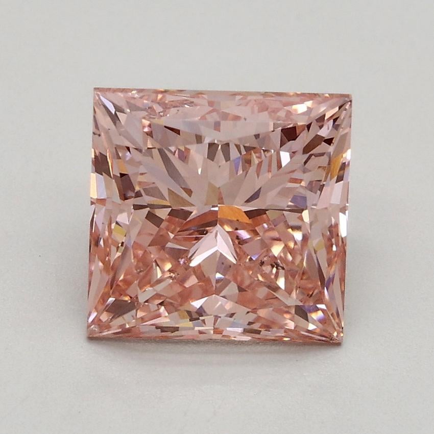 2.03 Ct. Fancy Intense Pink Princess Lab Grown Diamond