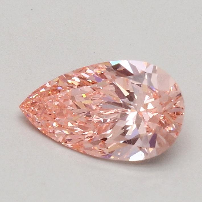 0.50 Ct. Fancy Intense Pink Pear Lab Grown Diamond