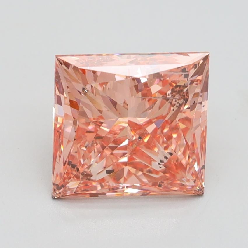 3.00 Ct. Fancy Intense Pink Princess Lab Grown Diamond