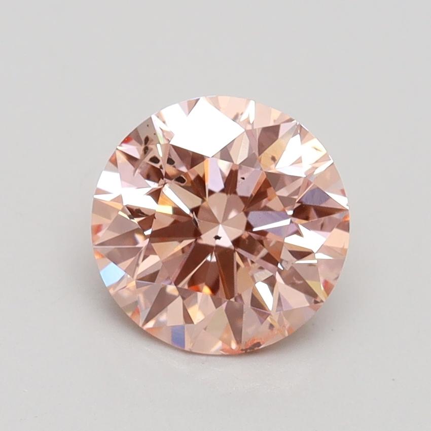 1.34 Ct. Fancy Intense Pink Round Lab Grown Diamond