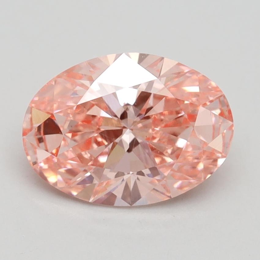 1.85 Ct. Fancy Vivid Pink Oval Lab Grown Diamond