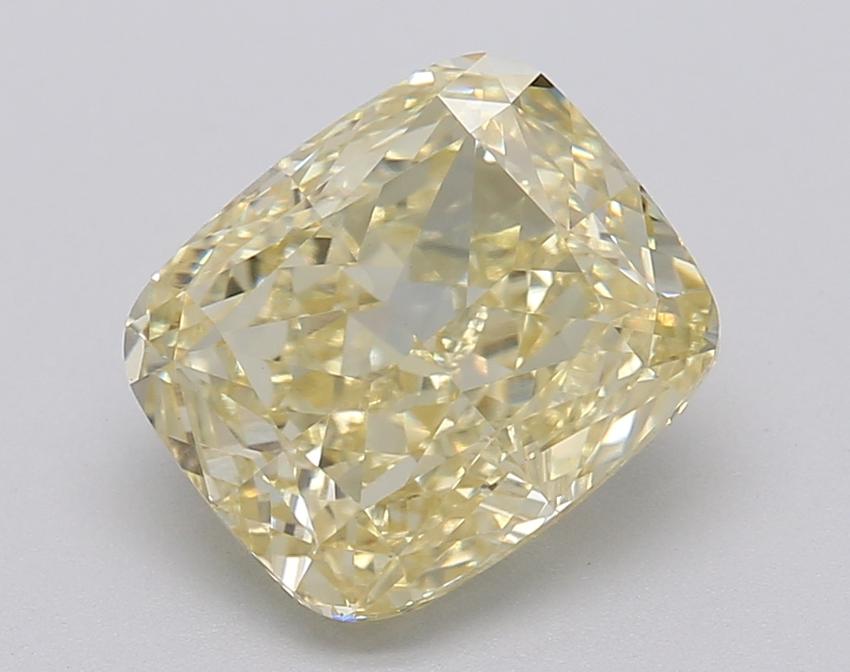 2.56 Ct. Fancy Intense Yellow Cushion Lab Grown Diamond