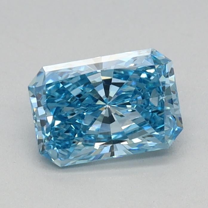 0.53 Ct. Fancy Vivid Blue Radiant Lab Grown Diamond