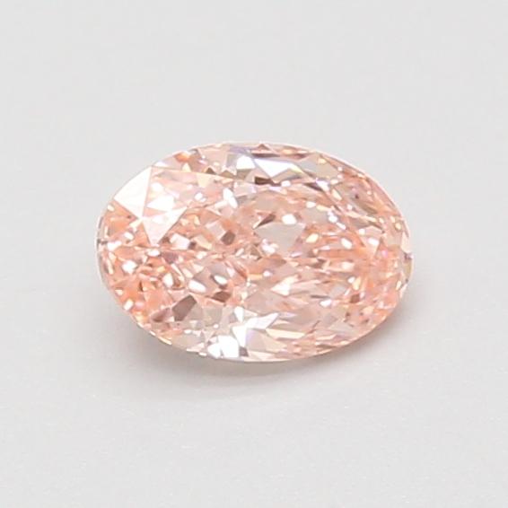 0.53 Ct. Fancy Vivid Pink Oval Lab Grown Diamond