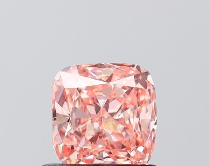0.71 Ct. Fancy Intense Pink Cushion Lab Grown Diamond