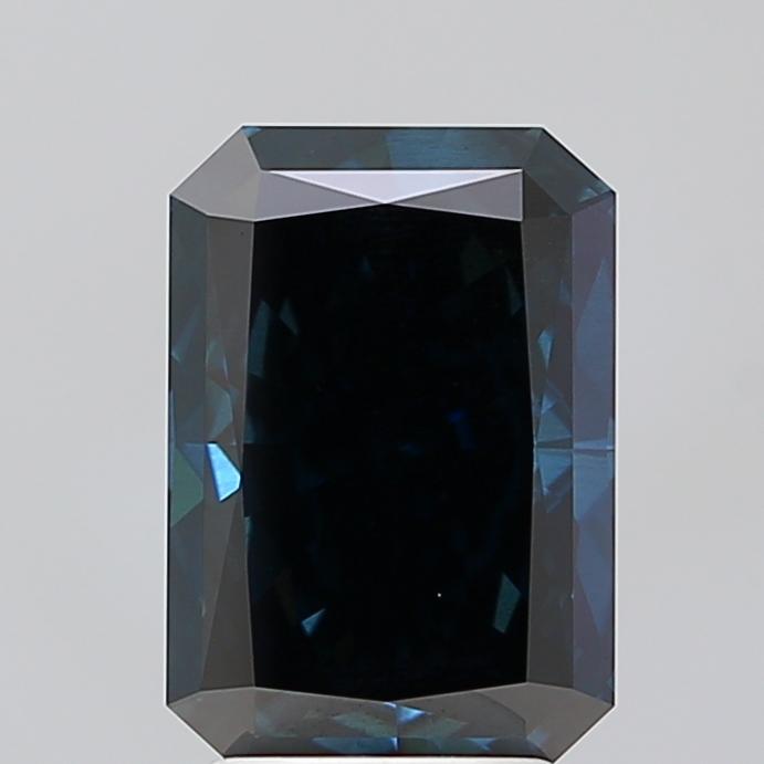 3.00 Ct. Fancy Deep Blue Radiant Lab Grown Diamond