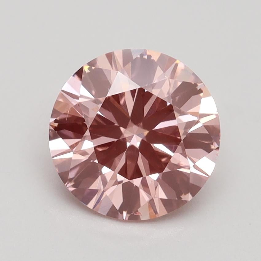 1.71 Ct. Fancy Intense Pink Round Lab Grown Diamond