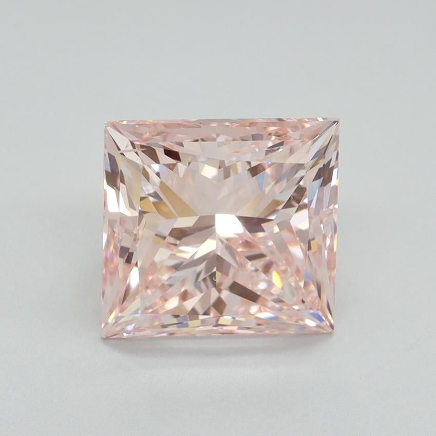 4.50 Ct. Fancy Intense Pink Princess Lab Grown Diamond