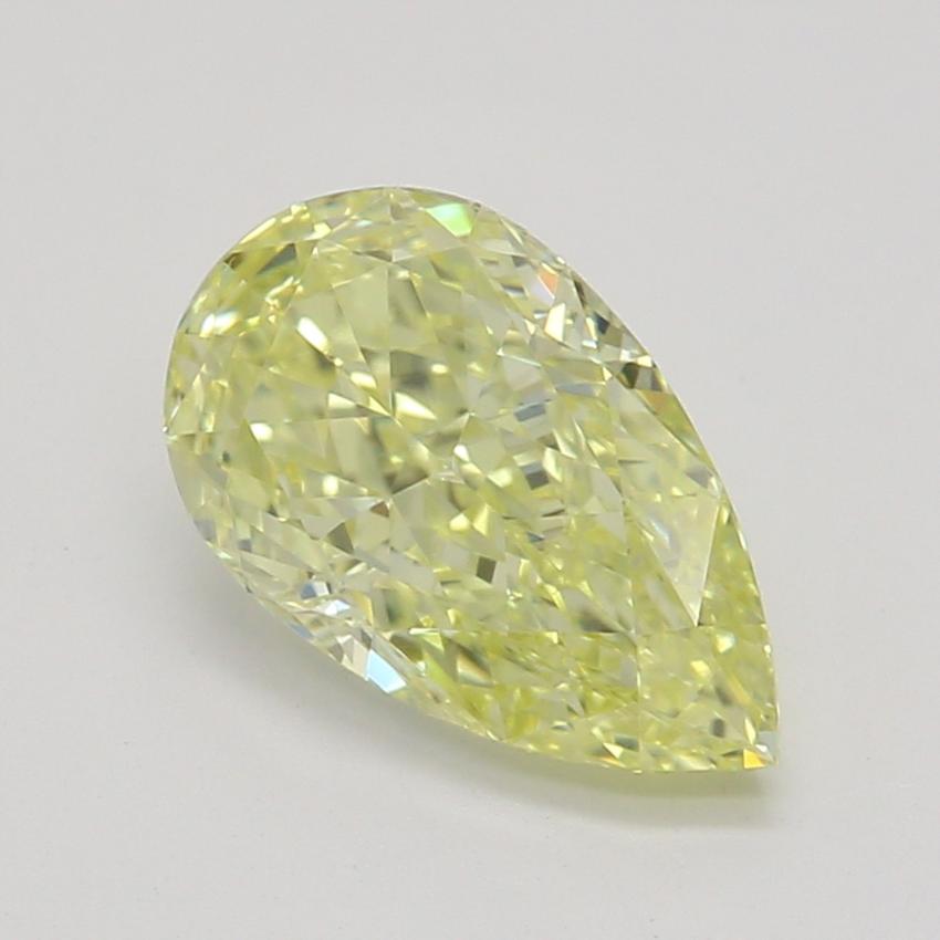 0.81 Ct. Fancy Yellow Pear Diamond