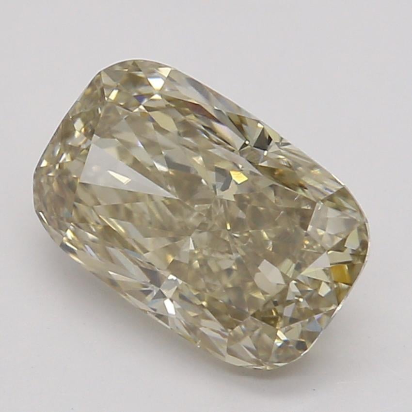 1.02 Ct. Fancy Yellowish Brown Cushion Diamond