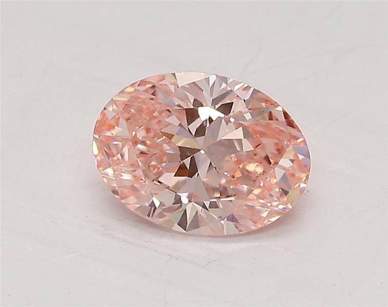 0.73 Ct. Fancy Vivid  Pink Oval Lab Grown Diamond