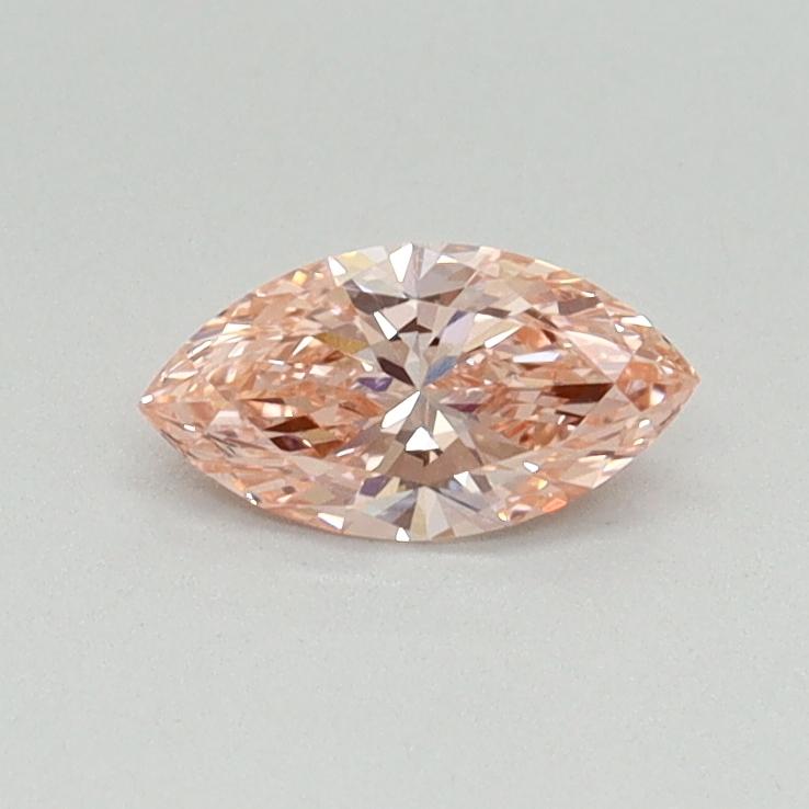 0.32 Ct. Fancy Vivid Pink Marquise Lab Grown Diamond