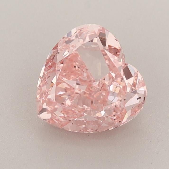 1.49 Ct. Fancy Vivid  Pink Heart Lab Grown Diamond