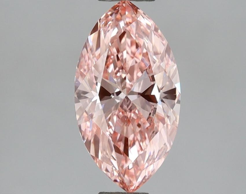 1.11 Ct. Fancy Vivid Pink Marquise Lab Grown Diamond