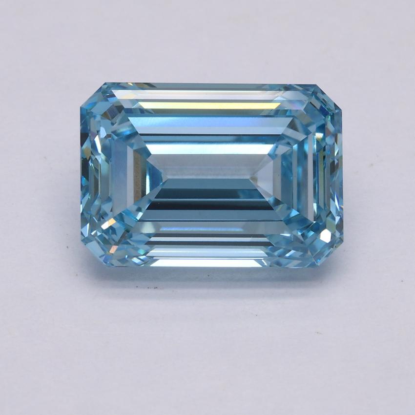 5.08 Ct. Fancy Intense Blue Emerald Lab Grown Diamond