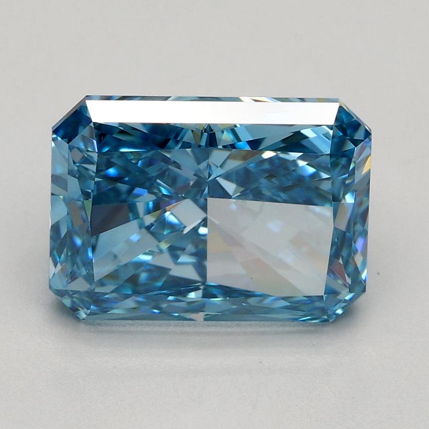 2.75 Ct. Fancy Vivid Blue Radiant Lab Grown Diamond