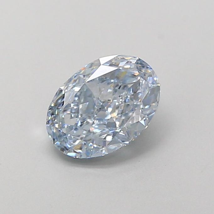 1.01 Ct. Fancy Intense  Blue Oval Lab Grown Diamond