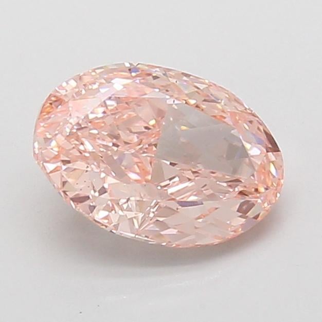 1.52 Ct. Fancy Vivid Pink Oval Lab Grown Diamond