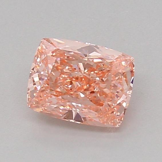 0.96 Ct. Fancy Vivid Pink Cushion Lab Grown Diamond