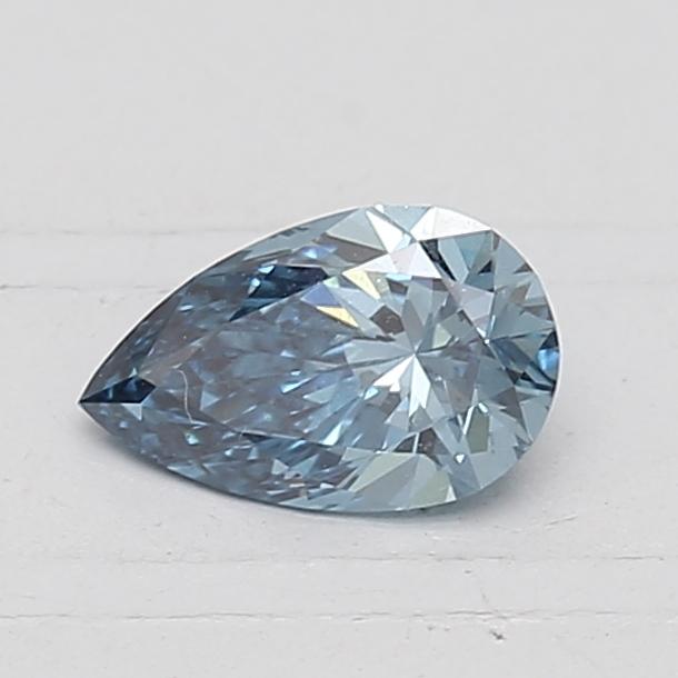 0.50 Ct. Fancy Vivid Blue Pear Lab Grown Diamond