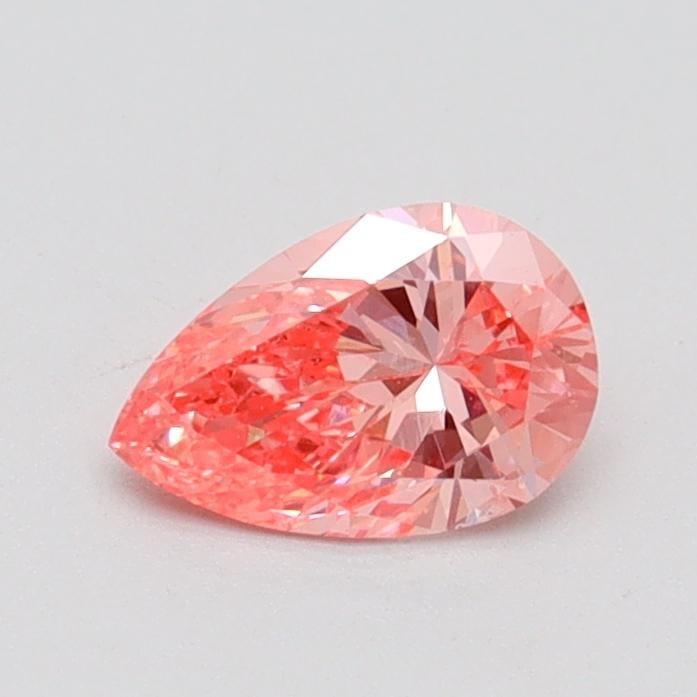 0.50 Ct. Fancy Vivid Pink Pear Lab Grown Diamond