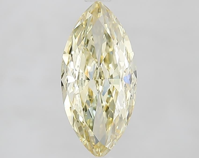 2.10 Ct. Fancy Yellow Marquise Lab Grown Diamond