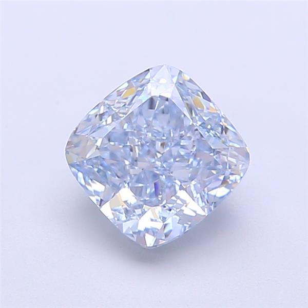 1.56 Ct. Fancy Intense  Blue Cushion Lab Grown Diamond