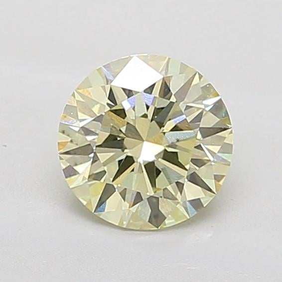 1.09 Ct. Light Yellow Round Lab Grown Diamond