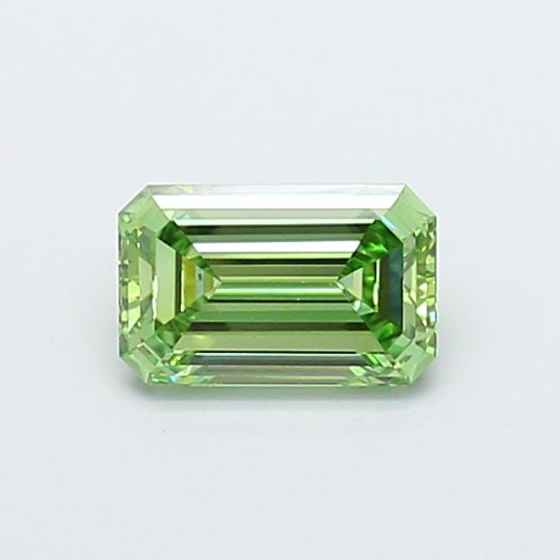 0.90 Ct. Fancy Green Emerald Lab Grown Diamond