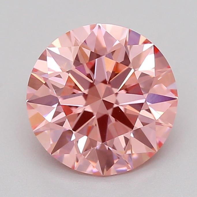 1.03 Ct. Fancy Vivid  Pink Round Lab Grown Diamond