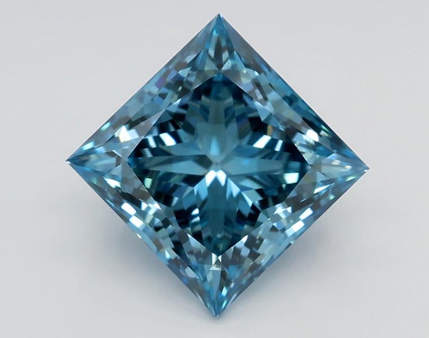 2.75 Ct. Fancy Blue Princess Lab Grown Diamond