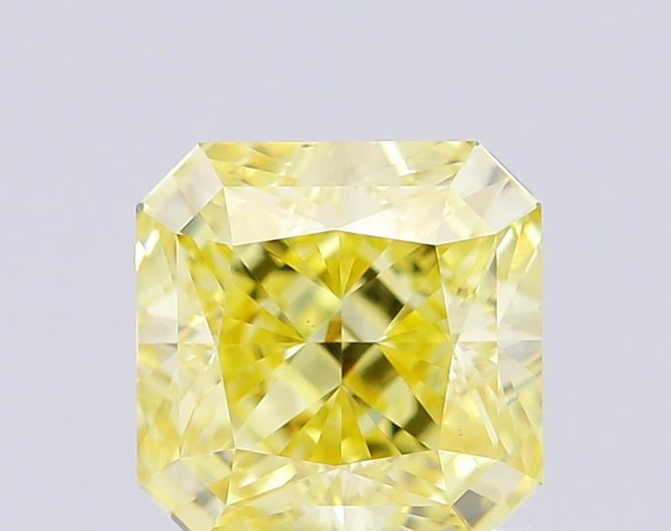 1.06 Ct. Fancy  Yellow Radiant Lab Grown Diamond