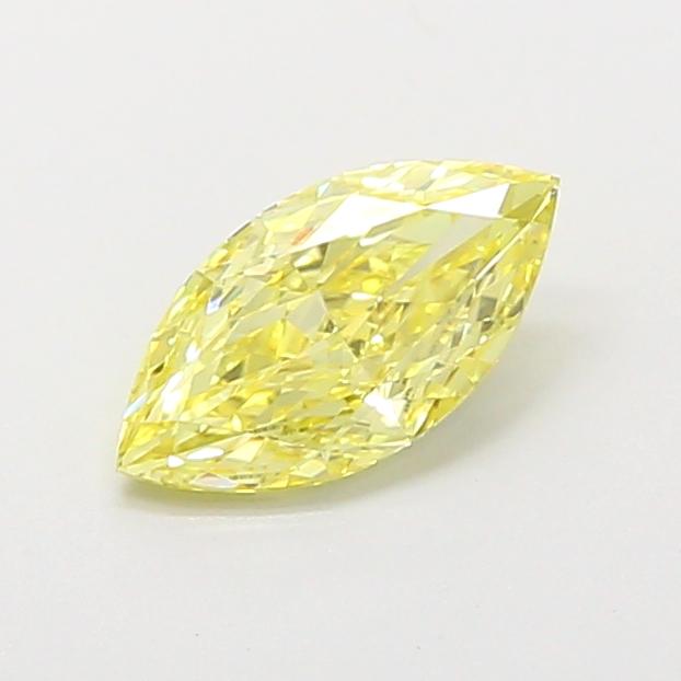 0.96 Ct. Fancy Intense Yellow Marquise Lab Grown Diamond