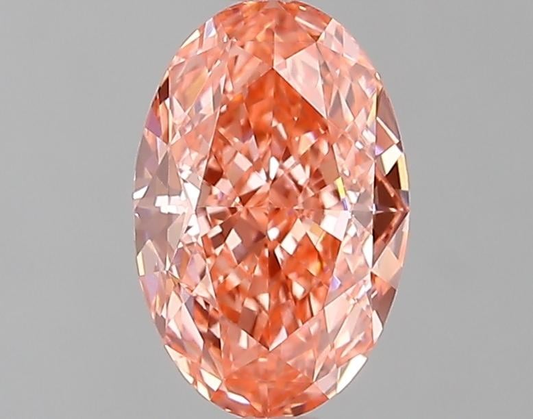 1.42 Ct. Fancy Pink Oval Lab Grown Diamond