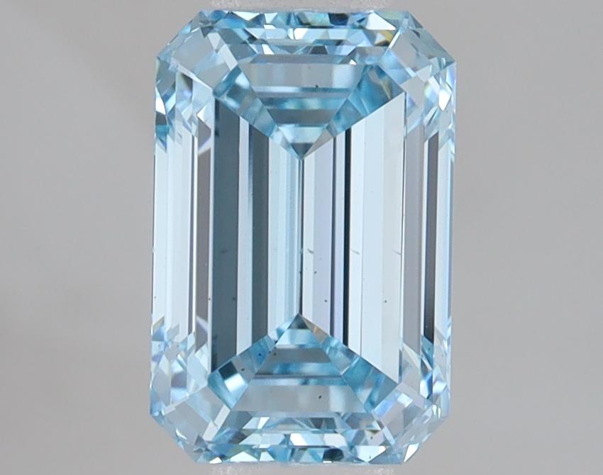 1.96 Ct. Fancy Intense Blue Emerald Lab Grown Diamond