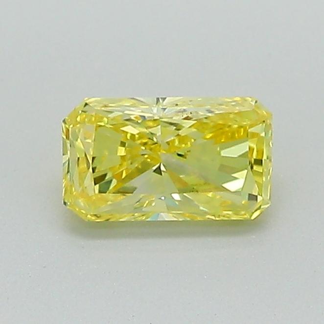 0.50 Ct. Fancy Vivid Yellow Radiant Lab Grown Diamond