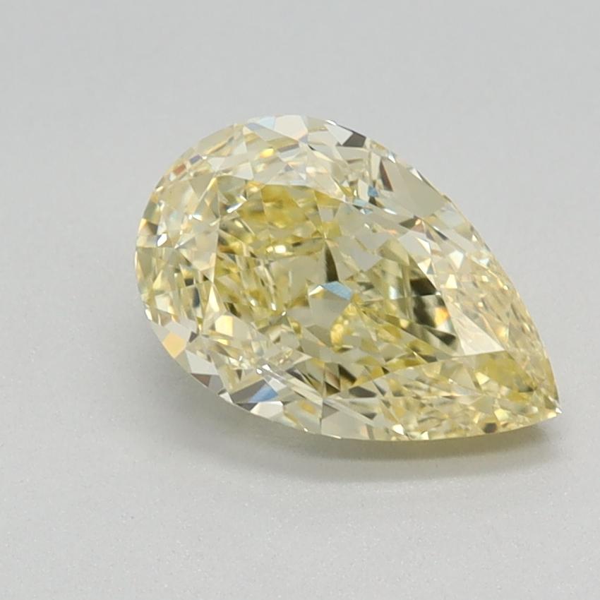 1.12 Ct. Fancy Intense Yellow Pear Lab Grown Diamond