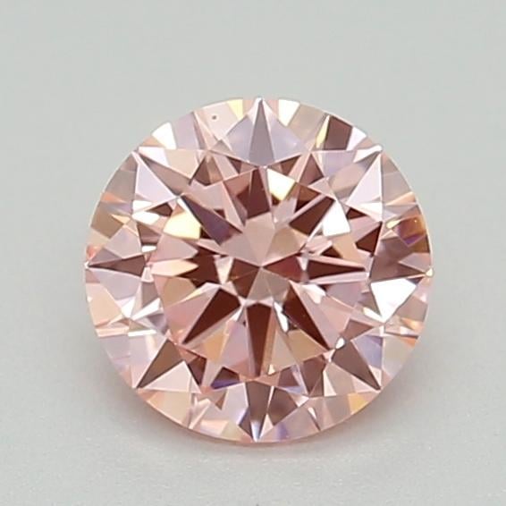 0.39 Ct. Fancy Intense  Pink Round Lab Grown Diamond