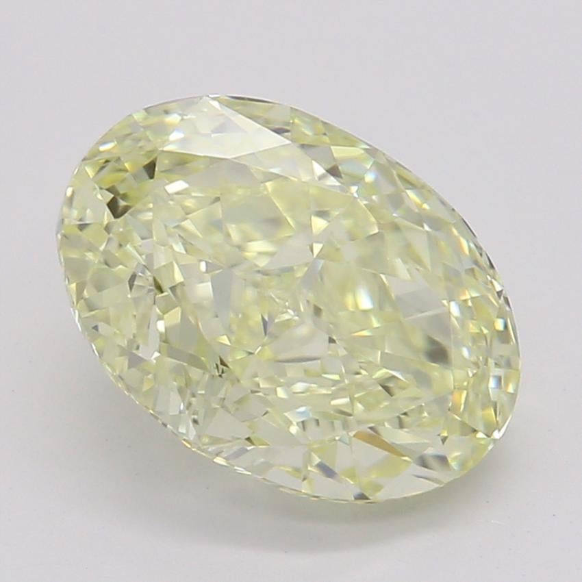 1.52 Ct. Fancy Light Yellow Oval Diamond