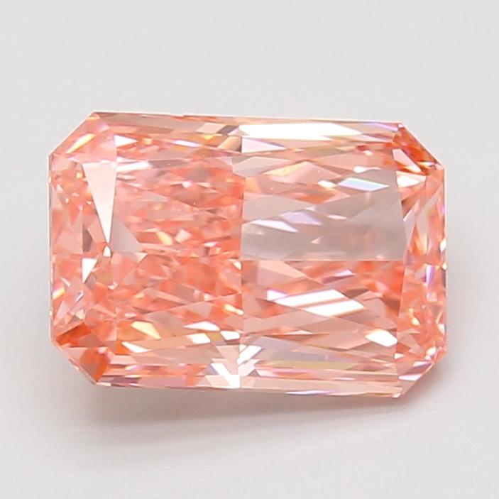 2.72 Ct. Fancy Vivid Pink Radiant Lab Grown Diamond