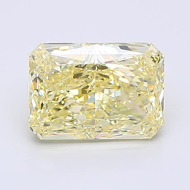 1.62 Ct. Fancy  Yellow Radiant Lab Grown Diamond