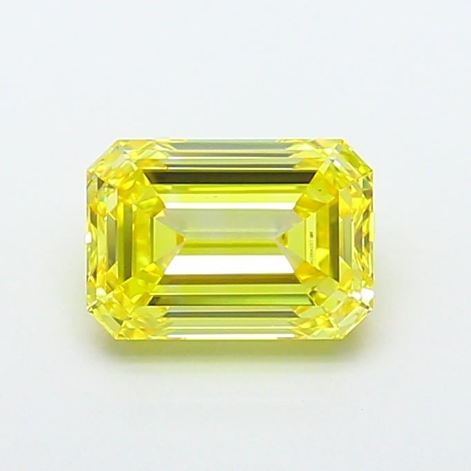 1.86 Ct. Fancy Intense Yellow Emerald Lab Grown Diamond