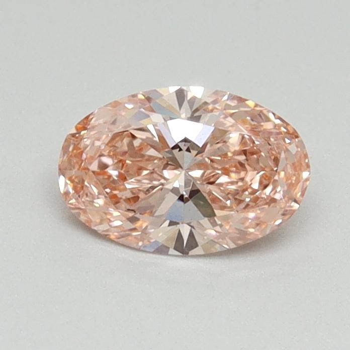 0.51 Ct. Fancy Vivid Pink Oval Lab Grown Diamond