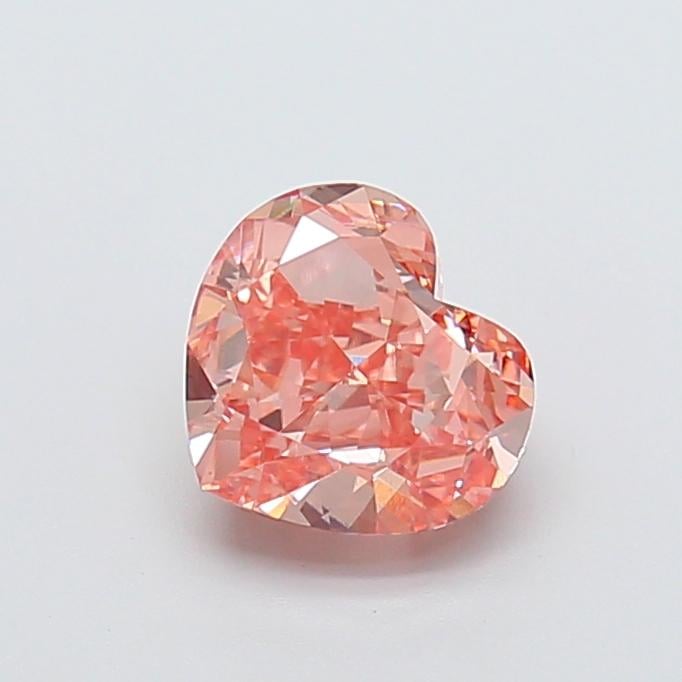 2.02 Ct. Fancy Intense  Pink Heart Lab Grown Diamond