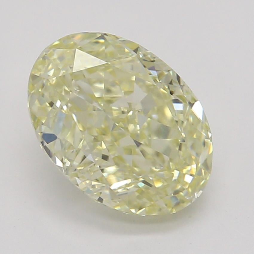 1.03 Ct. Fancy Light Yellow Oval Diamond