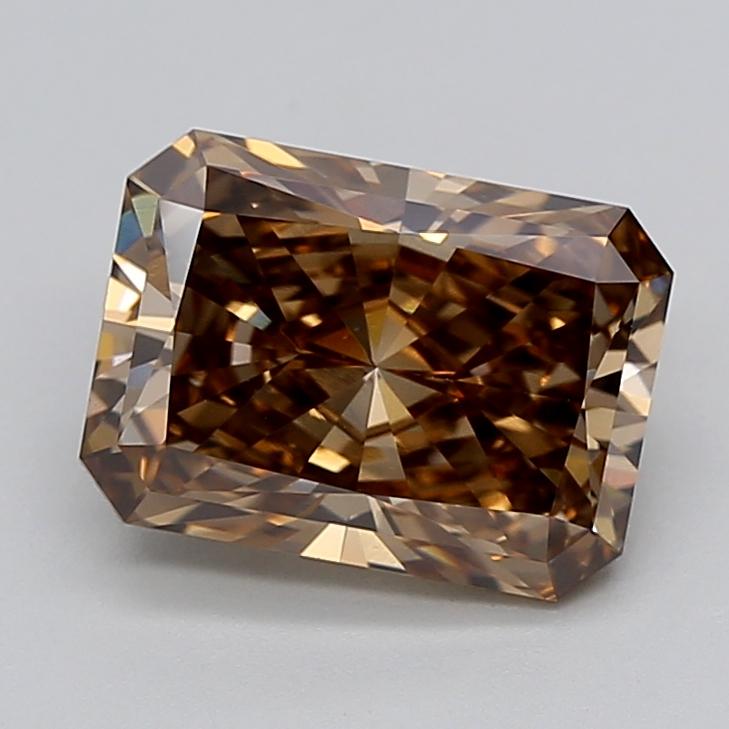 2.98 Ct. Fancy  Brown Radiant Lab Grown Diamond