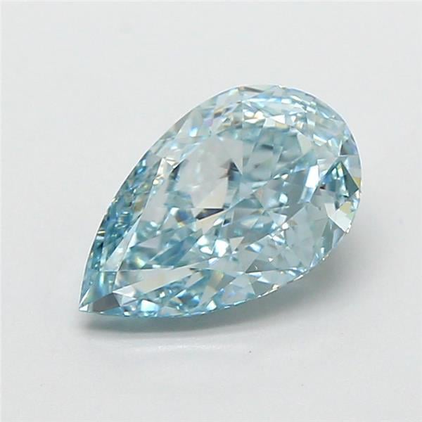 1.55 Ct. Fancy Vivid Blue Pear Lab Grown Diamond